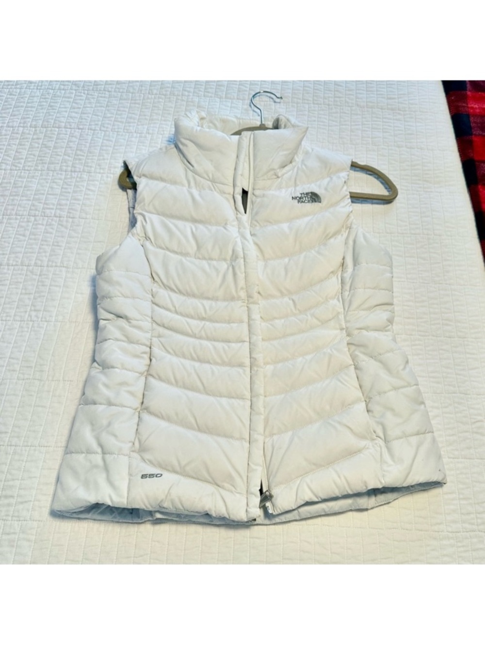 The North Face Women's White Packable Down Vest